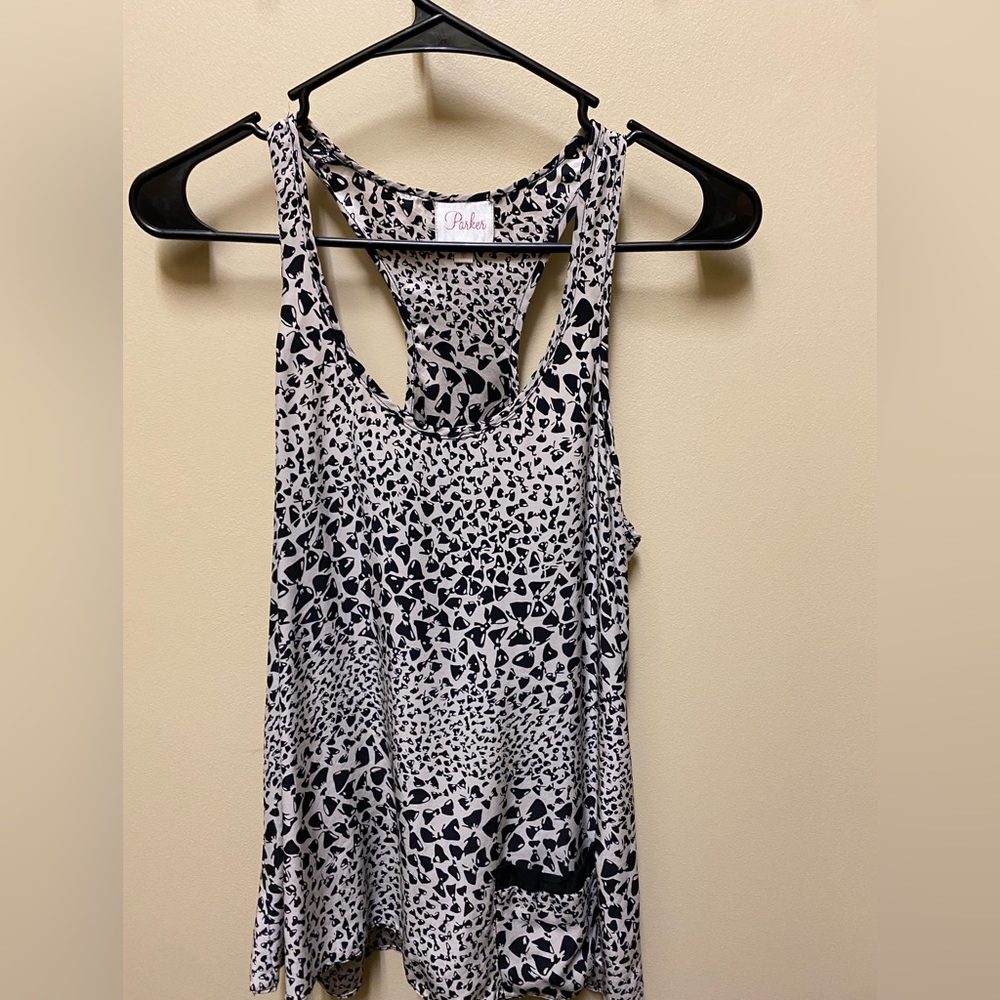 Parker Silk racerback top